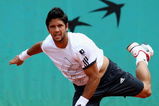 PARIS - MAY 29:  Fernando Verdasco of Spain serves during his Men's Singles Third Round match against Nicolas Almagro of Spain on day six of the French Open at Roland Garros on May 29, 2009 in Paris, France.  (Photo by Clive Brunskill/Getty Images)