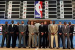 NEW YORK - JUNE 25:  The top prospects pose for a photograph prior to the 2009 NBA Draft at the Wamu Theatre at Madison Square Garden June 25, 2009 in New York City. NOTE TO USER: User expressly acknowledges and agrees that, by downloading and/or using this Photograph, User is consenting to the terms and conditions of the Getty Images License Agreement.  (Photo by Jim McIsaac/Getty Images)