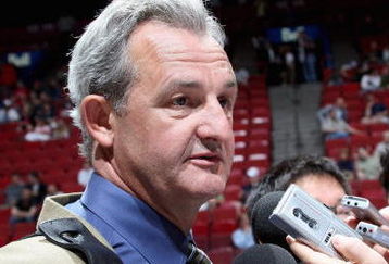 MONTREAL, QC - JUNE 27:  General Manager Darryl Sutter of the Calgary Flames speaks with the media during the 2009 NHL Entry Draft at the Bell Centre on June 27, 2009 in Montreal, Quebec, Canada. (Photo by Bruce Bennett/Getty Images) 