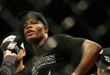 CHICAGO- OCTOBER 25: Anderson Silva talks to fans after he won the Middleweight Title Bout at UFC's Ultimate Fight Night at Allstate Arena on October 25, 2008 in Chicago, Illinois. (Photo by Tasos Katopodis/Getty Images)