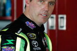 TALLADEGA, AL - APRIL 24:  Jeremy Mayfield, driver of the #41 All Sport Body Quencher Toyota, waits in the garage area during practice for the NASCAR Sprint Cup Series Aaron's 499 at Talladega Superspeedway on April 24, 2009 in Talladega, Alabama.  (Photo by Jerry Markland/Getty Images for NASCAR)