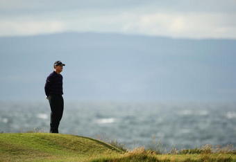 TURNBERRY, SCOTLAND - JULY 18:  Tom Watson of USA waits on the 11th tee during round three of the 138th Open Championship on the Ailsa Course, Turnberry Golf Club on July 18, 2009 in Turnberry, Scotland.  (Photo by Richard Heathcote/Getty Images)
