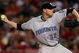 ANAHEIM, CA - MAY 6: Roy Halladay #32 of the Toronto Blue Jays throws a pitch against the Los Angeles Angels of Anaheim at Angel Stadium May 6, 2009 in Anaheim, California. (Photo by Stephen Dunn/Getty Images)