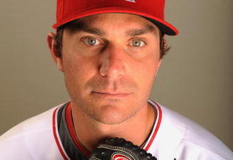 TEMPE, AZ - FEBRUARY 25:  Justin Speier #33 of the Los Angeles Angels of Anaheim poses during photo day at Tempe Diablo Stadium on February 25, 2009 in Tempe, Arizona. (Photo by Kevork Djansezian/Getty Images)