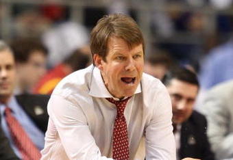 MINNEAPOLIS - MARCH 22:  Head coach Tim Floyd of the USC Trojans coaches against the Michigan State Spartans during the second round of the NCAA Division I Men's Basketball Tournament at the Hubert H. Humphrey Metrodome on March 22, 2009 in Minneapolis, Minnesota.  (Photo by Jonathan Daniel/Getty Images)
