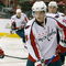 RALEIGH, NC - SEPTEMBER 24: John Carlson #74 of the Washington Capitals warms up before the game against the Carolina Hurricanes at RBC Center on September 24, 2008 in Raleigh, North Carolina.  (Photo by Kevin C. Cox/Getty Images)