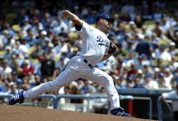LOS ANGELES, CA - APRIL 09:  Pitcher Jason Schmidt #29 of the Los Angeles Dodgers on the mound against the Colorado Rockies on opening day at Dodger Stadium on April 9, 2007 in Los Angeles, California.  (Photo by Jeff Gross/Getty Images)