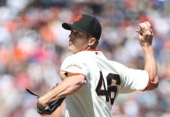 SAN FRANCISCO - JUNE 21: Bob Howry #46 of the San Francisco Giants pitches against the Texas Rangers during a Major League Baseball game on June 21, 2009 at AT&T Park in San Francisco, California.  (Photo by Jed Jacobsohn/Getty Images)