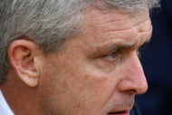 PORTSMOUTH, UNITED KINGDOM - FEBRUARY 14:  Mark Hughes the Manchester City manager looks on during the Barclays Premier League match between Portsmouth and Manchester City at Fratton Park on February 14, 2009 in London, England.  (Photo by Phil Cole/Getty Images)