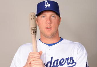 GLENDALE, AZ - FEBRUARY 21:  Jamie Hoffmann of the Los Angeles Dodgers poses during photo day at Camelback Ranch on February 21, 2009 in Glendale, Arizona. (Photo by Harry How/Getty Images)