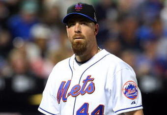 NEW YORK - JUNE 27:  Tim Redding #44 of the New York Mets leaves the game against the New York Yankees in the sixth inning on June 27, 2009 at Citi Field in the Flushing neighborhood of the Queens borough of New York City.  (Photo by Jim McIsaac/Getty Images)
