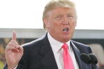 GREEN BAY, WI - JUNE 22:  Donald Trump attends a press conference about the WWE at the Austin Straubel International Airport on June 22, 2009 in Green Bay, Wisconsin.  (Photo by Mark A. Wallenfang/Getty Images)