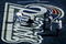 JACKSONVILLE, FL-  JANUARY 31: Members of the grounds crew paint the New England Patriots logo on the field prior to the start of Super Bowl XXXIX at Alltel Stadium on January 31, 2005 in Jacksonville, Florida. (Photo by Scott Halleran/Getty Images)