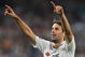 MADRID, SPAIN - SEPTEMBER 17: Ruud van Nistelrooy of Real Madrid celebrates scoring the second goal during the UEFA Champions League Group H match between Real Madrid and BATE Borisov at the Santiago Bernabeu stadium on September 17, 2008 in Madrid, Spain. (Photo by Jasper Juinen/Getty Images)