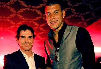 LOS ANGELES, CA - JULY 15:  Actor Billy Crudup (L) and NBA player Blake Griffin attend the 2009 ESPY Awards after party held at Club Nokia on July 15, 2009 in Los Angeles, California. The 17th annual ESPYs will air on Sunday, July 19 at 9PM ET on ESPN.  (Photo by Kevork Djansezian/Getty Images for ESPY)