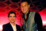 LOS ANGELES, CA - JULY 15:  Actor Billy Crudup (L) and NBA player Blake Griffin attend the 2009 ESPY Awards after party held at Club Nokia on July 15, 2009 in Los Angeles, California. The 17th annual ESPYs will air on Sunday, July 19 at 9PM ET on ESPN.  (Photo by Kevork Djansezian/Getty Images for ESPY)