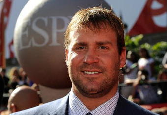 LOS ANGELES, CA - JULY 15:  NFL player Ben Roethlisberger arrives at the 2009 ESPY Awards held at Nokia Theatre LA Live on July 15, 2009 in Los Angeles, California. The 17th annual ESPYs will air on Sunday, July 19 at 9PM ET on ESPN.  (Photo by Kevork Djansezian/Getty Images for ESPY)