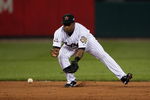 ST. LOUIS, MO - JULY 14:  National League All-Star Miguel Tejada of the Houston Astros fields during the 2009 MLB All-Star Game at Busch Stadium on July 14, 2009 in St Louis, Missouri. (Photo by Dilip Vishwanat/Getty Images)