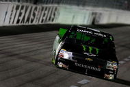 FT. WORTH , TX - JUNE 05: Ricky Carmichael drives his #4 Monster Energy Chevrolet during the NASCAR Camping World Truck Series Winstar World Casino 400 on June 5, 2009 at Texas Motor Speedway in Ft. Worth, Texas. (Photo by Jonathan Ferrey/Getty Images)