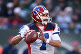 EAST RUTHERFORD, NJ - DECEMBER 14:  JP Losman #7 of The Buffalo Bills looks to pass against the New York Jets during their game on December 14, 2008 at Giants Stadium in East Rutherford, New Jersey.  (Photo by Al Bello/Getty Images)