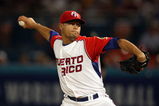 MIAMI - MARCH 16:  Ian Snell #45 of Puerto Rico pitches against Venezuela during day 3 of round 2 of the World Baseball Classic at Dolphin Stadium on March 16, 2009 in Miami, Florida.  (Photo by Doug Benc/Getty Images)