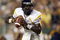 TAMPA, FL - SEPTEMBER 28: Jarrett Brown #16 of the West Virginia Mountaineers looks to pass the ball during the game against the University of South Florida Bulls at Raymond James Stadium September 28, 2007 in Tampa Florida. (Photo by Marc Serota/Getty Images)