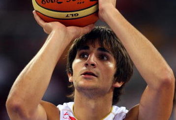 BEIJING - AUGUST 10:  Ricky Rubio #6 of Spain shoots a free throw while taking on Greece during the day 2 preliminary game at the Beijing 2008 Olympic Games in the Beijing Olympic Basketball Gymnasium on August 10, 2008 in Beijing, China.  (Photo by Phil Walter/Getty Images)