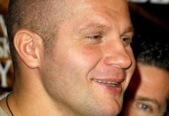 NEW YORK - JANUARY 20:  Heavyweight mixed martial arts champion Fedor 'The Last Emperor' Emelianenko of Russia attends the 'Day of Reckoning' press conference at Trump Tower January 20, 2009 in New York City.  (Photo by Joe Corrigan/Getty Images)