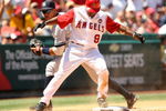 ANAHEIM, CA - JULY 12:  Chone Figgins #9 of the Los Angeles Angels of Anaheim is safe in front of third baseman Alex Rodriguez #13 of the New York Yankees with a triple, which set upt he Angels fifth run, in the seventh inning on July 12, 2009 at Angel Stadium in Anaheim, California.  The Angels won 5-4.  (Photo by Stephen Dunn/Getty Images)
