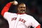 BOSTON - OCTOBER 05:  Former Boston Red Sox legend Jim Rice throws out the ceremonial first pitch before the Game Three of the American League Division Series against the Los Angeles Angels of Anaheim on October 5, 2008  at Fenway Park in Boston, Massachusetts.  (Photo by Elsa/Getty Images)