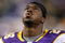 MINNEAPOLIS - NOVEMBER 09:  Running back Adrian Peterson #28 of the Minnesota Vikings during warmups before the game with the Green Bay Packers on November 9, 2008 at the Metrodome in Mineapolis, Minnesota.  (Photo by Stephen Dunn/Getty Images)