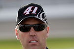LAS VEGAS - FEBRUARY 27: Jeremy Mayfield driver of the #41 All Sport Body Quencher Toyota stands on pit road during qualifying for the NASCAR Sprint Cup Series Shelby 427 at the Las Vegas Motor Speedway on February 27, 2009 in Las Vegas, Nevada.  (Photo by John Harrelson/Getty Images for Nascar) 
