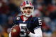 ORCHARD PARK, NY - DECEMBER 28:  Trent Edwards #5 of the Buffalo Bills looks for a receiver during the game against the New England Patriots on December 28, 2008 at Ralph Wilson Stadium in Orchard Park, New York. (Photo by Rick Stewart/Getty Images)