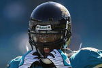 JACKSONVILLE, FL - OCTOBER 26:  Derrick Harvey #91 of the Jacksonville Jaguars  in a game against the Cleveland Browns at Jacksonville Muncipal Stadium on October 26, 2008 in Jacksonville, Florida.  (Photo by Sam Greenwood/Getty Images)