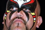 27 Jun 2000:  ''Animal'' of ''The Road Warriors'' at the WCW Super Stars of Wrestling press conference at Darling Harbour, Sydney, Australia. Mandatory Credit: Matt Turner/ALLSPORT