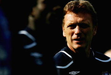 LIVERPOOL, ENGLAND - MAY 16:  Everton Manager David Moyes looks on at the end of the Barclays Premier League match between Everton and West Ham United at Goodison Park on May 16, 2009 in Liverpool, England.  (Photo by Paul Gilham/Getty Images)