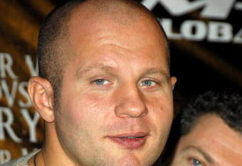 NEW YORK - JANUARY 20:  Heavyweight mixed martial arts champion Fedor 'The Last Emperor' Emelianenko of Russia attends the 'Day of Reckoning' press conference at Trump Tower January 20, 2009 in New York City.  (Photo by Joe Corrigan/Getty Images)