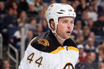 BUFFALO - OCTOBER 21:  Aaron Ward #44 of the Boston Bruins skates during the game against the Buffalo Sabres on October 21, 2008 at HSBC Arena in Buffalo, New York. (Photo by: Rick Stewart/Getty Images)