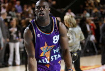 PHOENIX - FEBRUARY 13:  Terrell Owens of the Dallas Cowboys shoots during the McDonald's All-Star Celebrity Game held at the Phoenix Convention Center on February 13, 2009 in Phoenix, Arizona.  (Photo by Nick Doan/Getty Images)