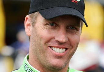 DAYTONA, FL - FEBRUARY 10:  Jeremy Mayfield, driver of the #36 360 OTC Toyota, looks on following practice for the Daytona 500 at Daytona International Speedway on February 10, 2007 in Daytona, Florida.  (Photo by Nick Laham/Getty Images)