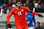 SAITAMA, JAPAN - MARCH 28:  Mohamed Salmeen of Bahrain in action during the 2010 FIFA World Cup Asian qualifier match between Japan and Bahrain at Saitama Stadium on March 28, 2009 in Saitama, Japan.  (Photo by Junko Kimura/Getty Images)