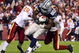 LANDOVER, MD - NOVEMBER 16: Martellus Bennett #80 of the Dallas Cowboys scores a touchdown in the fourth quarter against LaRon Landry #30 of the Washington Redskins during the game on November 16, 2008 at FedEx Field in Landover, Maryland. (Photo by Jim McIsaac/Getty Images) 