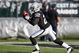 OAKLAND, CA - NOVEMBER 30: Justin Miller #22 of the Oakland Raiders catches the punt return against the Kansas City Chiefs during an NFL game on November 30, 2008 at the Oakland-Alameda County Coliseum in Oakland, California. (Photo by Jed Jacobsohn/Getty Images)