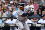 SEATTLE - APRIL 19:  Carlos Guillen #9 of the Detroit Tigers bats against the Seattle Mariners during the game on April 19, 2009 at Safeco Field in Seattle, Washington. (Photo by Otto Greule Jr/Getty Images)