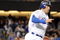 LOS ANGELES, CA - APRIL 16:  Doug Mientkiewicz #26 of the Los Angeles Dodgers on his way to second base on a double to score two runs against the San Francisco Giants during the sixth inning at Dodger Stadium on April 16, 2009 in Los Angeles, California.  (Photo by Harry How/Getty Images)