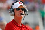 CHESTNUT HILL - SEPTEMBER 8:  Coach Tom O'Brien of the North Carolina Wolfpack watches the game against the Boston College Eagles at Alumni Stadium September 8, 2007 in Chestnut Hill, Massachusetts. (Photo by Jim Rogash/Getty Images)