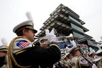 INDIANAPOLIS - MAY 24:  The Purdue marching band performs during the IRL IndyCar Series 93rd running of the Indianapolis 500 on May 24, 2009 at the Indianapolis Motor Speedway in Indianapolis, Indiana.  (Photo by Chris Graythen/Getty Images)