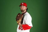 JUPITER, FL - FEBRUARY 20:  Pitcher Jason Motte #60 of the St. Louis Cardinals poses during photo day at Roger Dean Stadium on February 20, 2009 in Jupiter, Florida.  (Photo by Doug Benc/Getty Images)