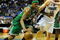 ORLANDO, FL - MAY 14:  Paul Pierce #34 of the Boston Celtics drives past Hedo Turkoglu #15 of the Orlando Magic in Game Six of the Eastern Conference Semifinals during the 2009 NBA Playoffs at Amway Arena on May 14, 2009 in Orlando, Florida.  NOTE TO USER: User expressly acknowledges and agrees that, by downloading and/or using this Photograph, user is consenting to the terms and conditions of the Getty Images License Agreement.  (Photo by Sam Greenwood/Getty Images)