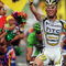 AUBENAS, FRANCE - JULY 24:  Mark Cavendish of Great Britain and team Columbia-HTC celebrates his win during stage 19 of the 2009 Tour de France from Bourgoin-Jallieu to Aubenas on July 24, 2009 in Aubenas, France.  (Photo by Bryn Lennon/Getty Images)